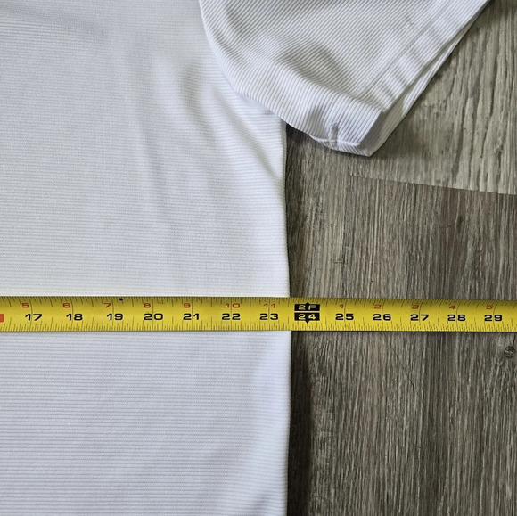 Cubavera White Polo Shirt Men's Size XL Short Sleeve Office Golf Relax - Picture 12 of 13